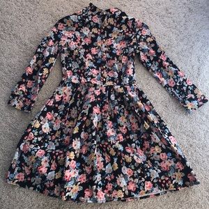Monica Milano floral long seeker dress